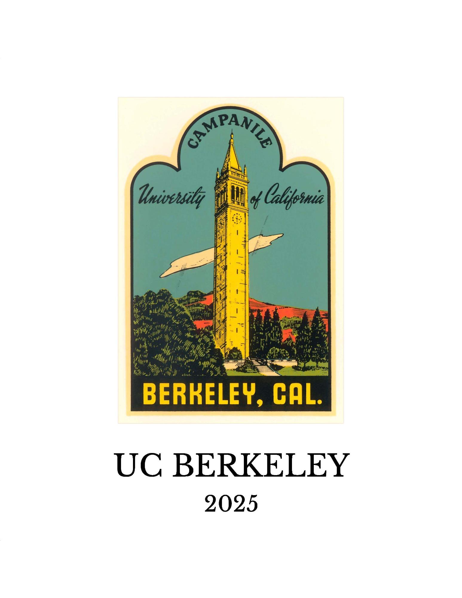 image of: Easel Desk Calendar 2025 UC Berkeley