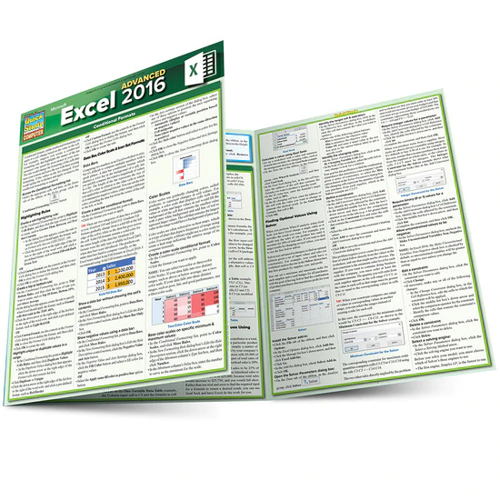 Cover image for EXCEL 2016 ADVANCED LAMINATED STUDY GUIDE