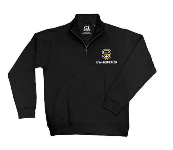 UWSU LS LC EMB 1/4 QZIP; $57.99