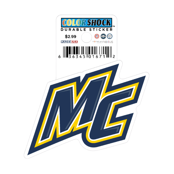 MC Sticker; $2.99