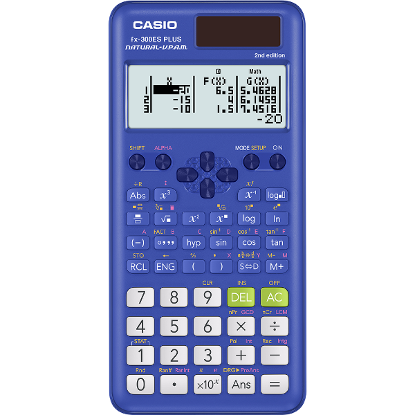 Casio Scientific Calculator - Blue; $24.99