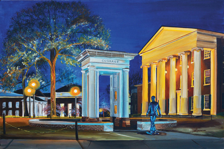 image of: Ole Miss Notecard - Courage