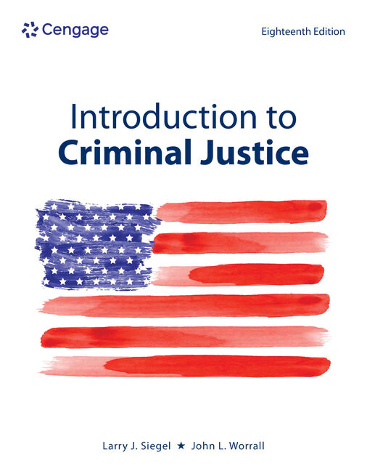 Cover image for MindTap: Introduction to Criminal Justice | 18th Edition