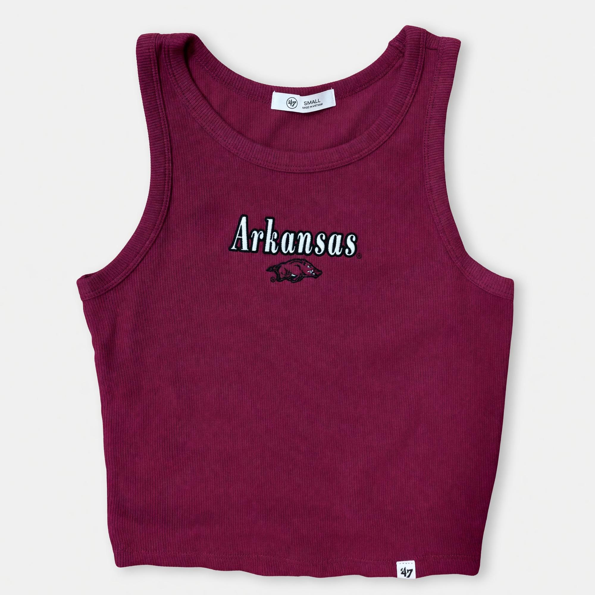 Product image 1 of 1 for Arkansas Razorbacks '47 Brand Straight Cut Baby Rib Tank