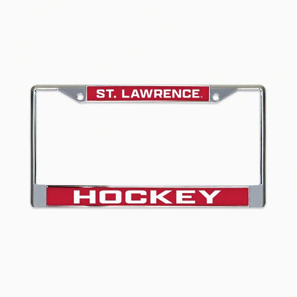 Red Acrylic St. Lawrence Hockey License Plate Frame; $24.99