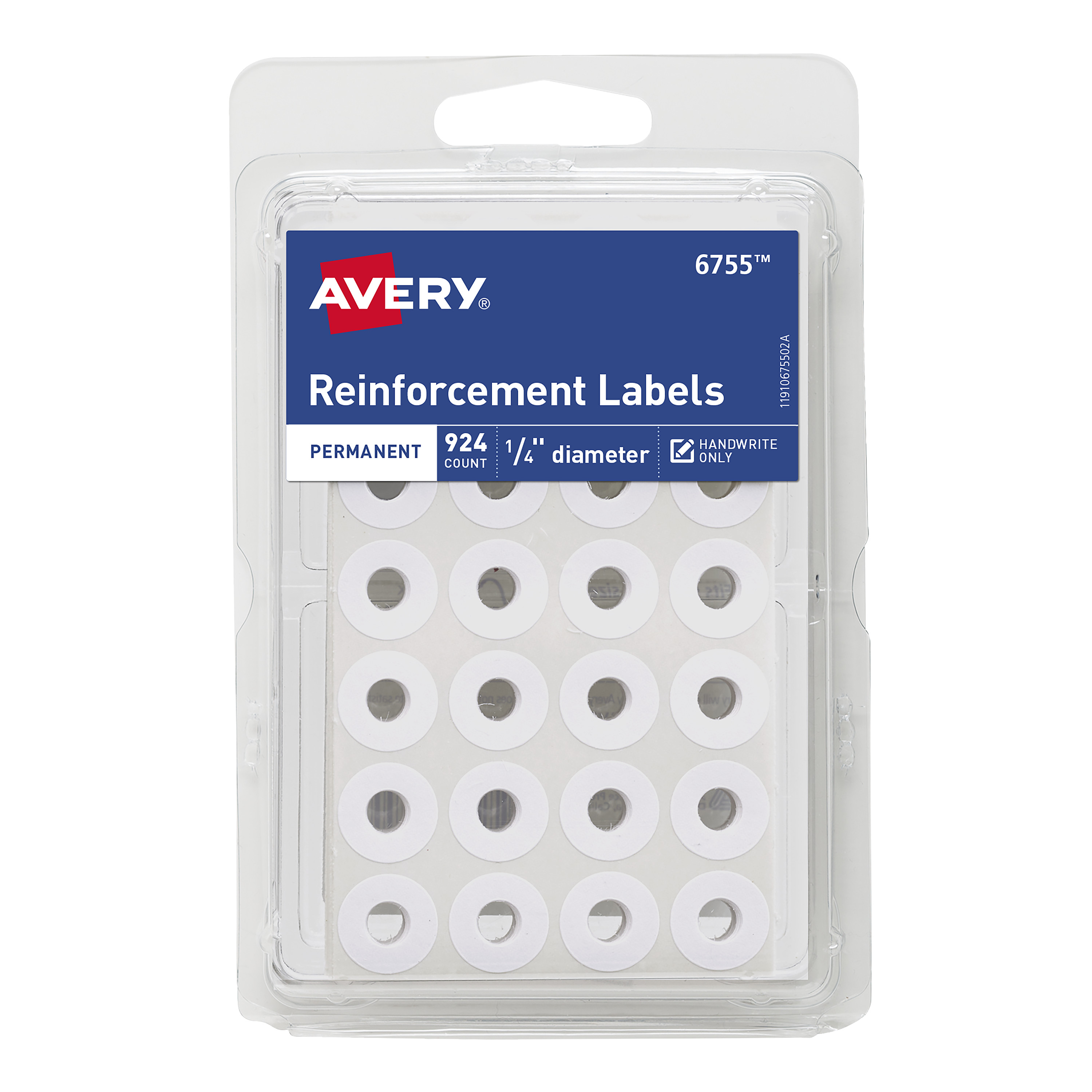 image of: Avery Permanent Reinforcement Labels 924 ct