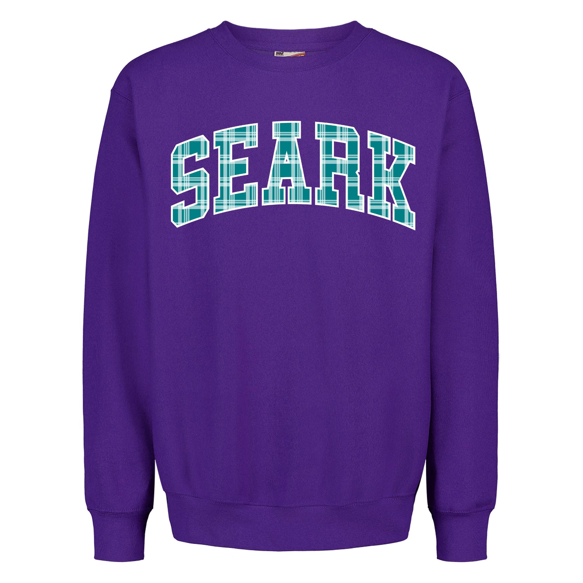 Product image 1 of 1 for Southeast Arkansas College Plaid Pro-Weave Crew, Purple