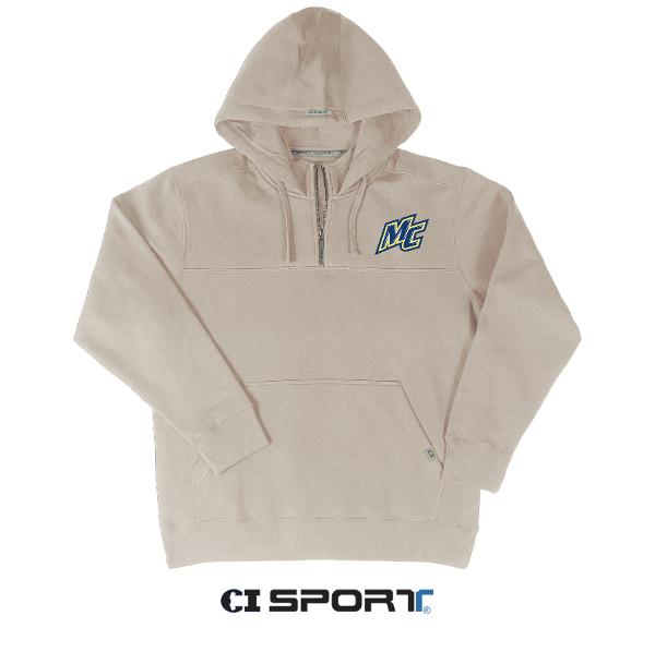 Summit Sand Hoodie 1/2 zip fleece; $84.99