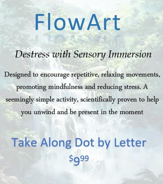 Travel Size FlowArt by Lifelines - A Meditative Activity; $9.99