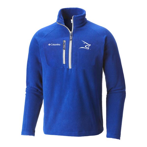 TAMUK COLUMBIA 1/2 ZIP FLEECE BLUE; $72.99