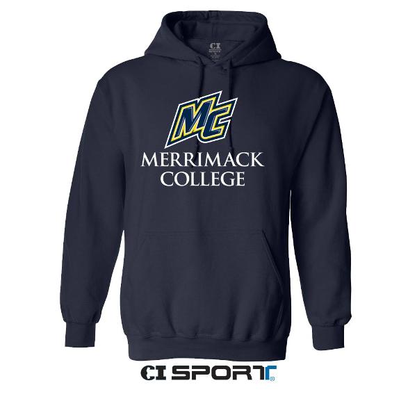 Navy MC Merrimack College Hood; $64.99