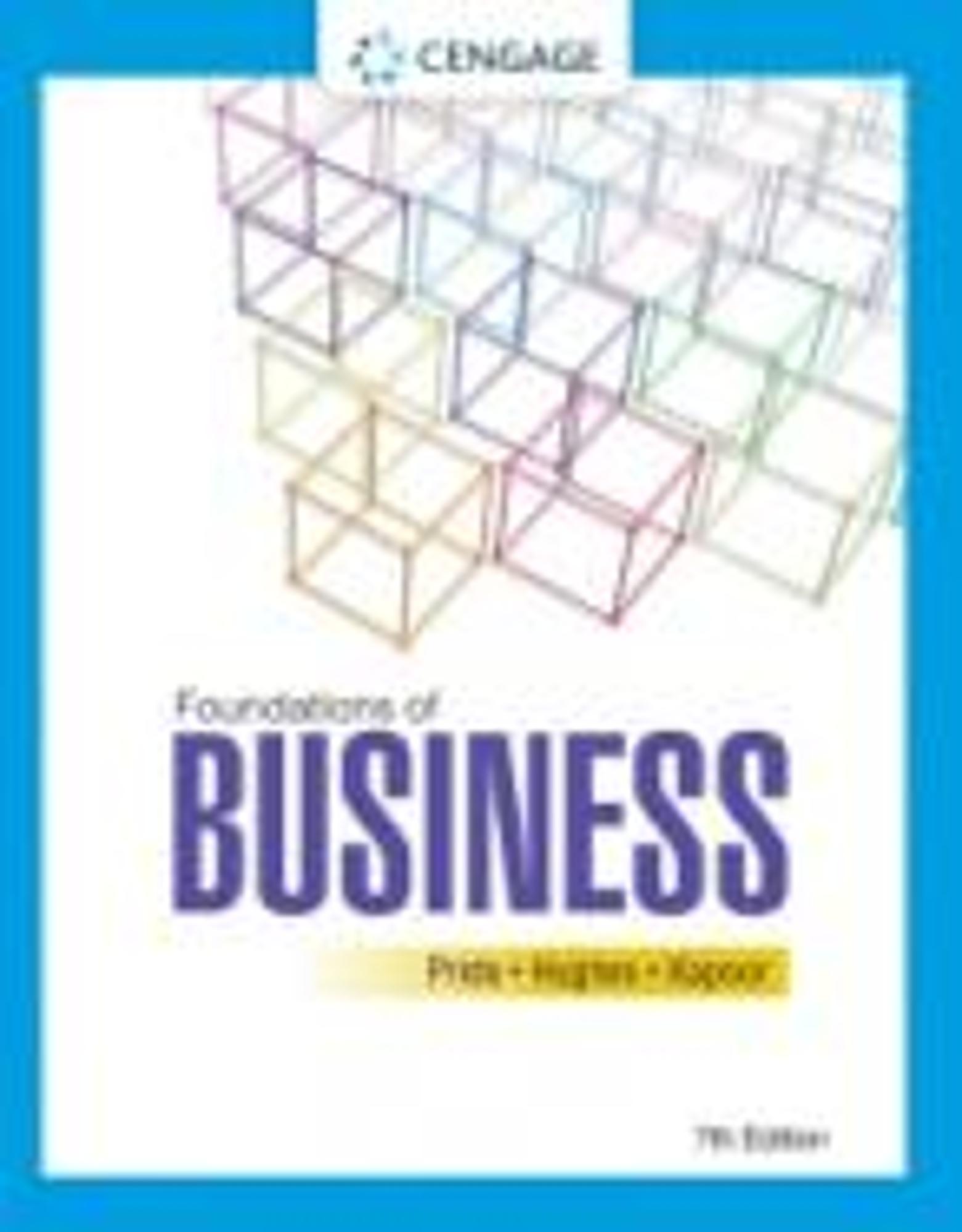 Cover image for FOUNDATIONS OF BUSINESS