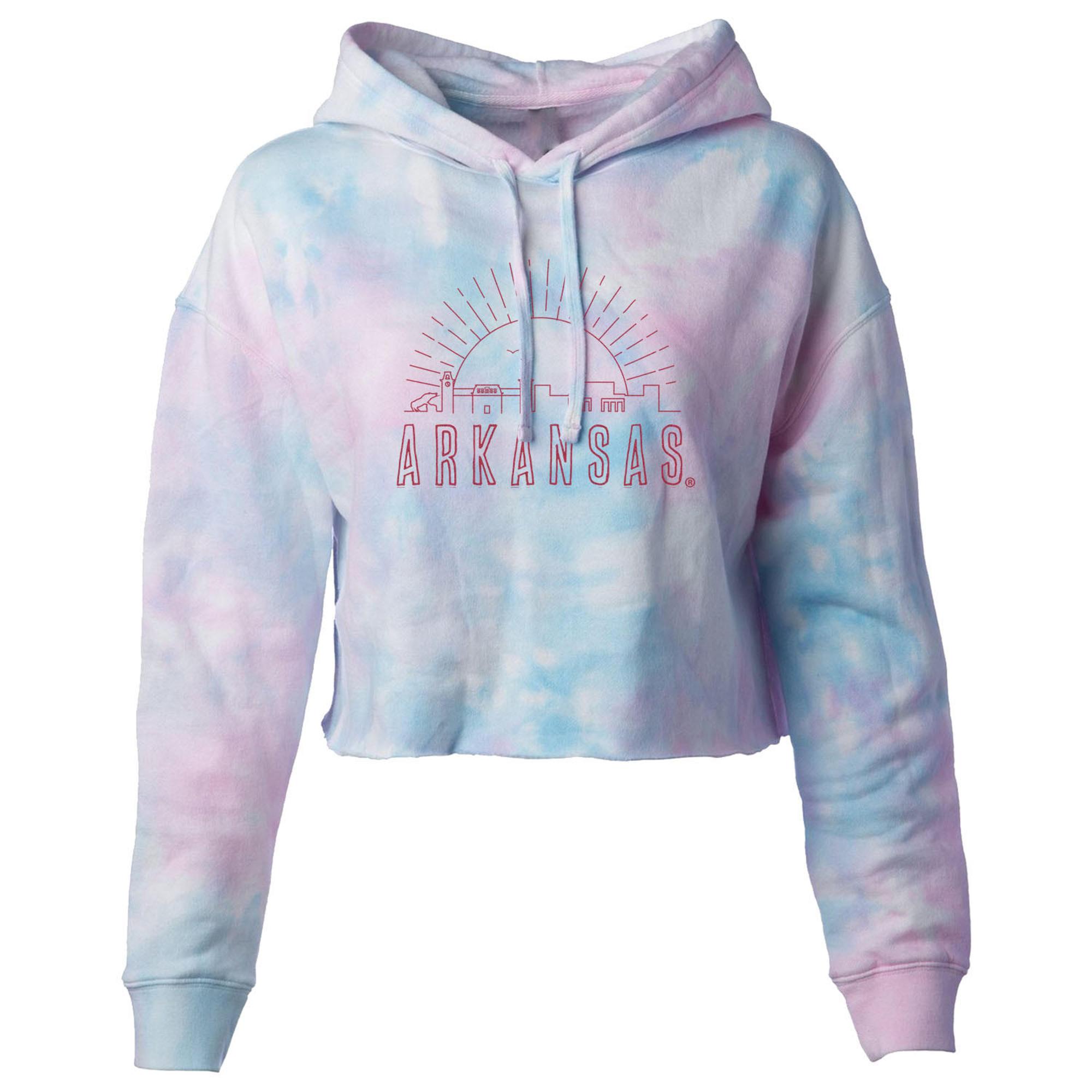 image of: MD30-Arkansas Women's Adventurer Crop Hoodie