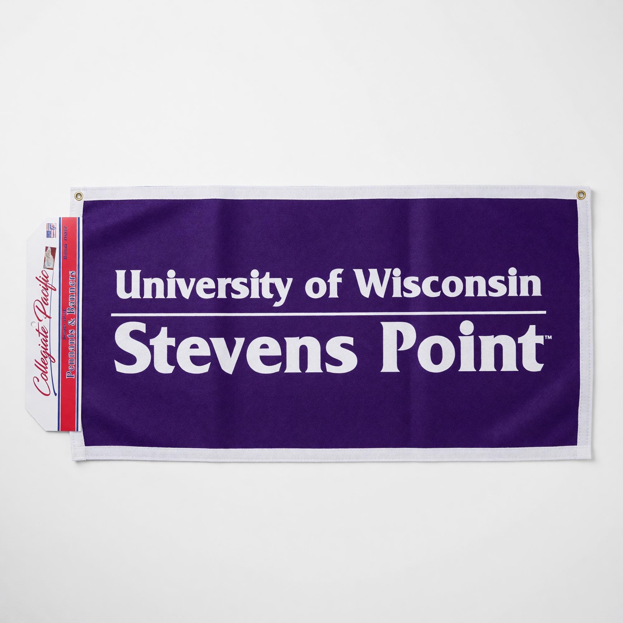 Product image 1 of 1 for University of Wisconsin Stevens Point Banner 18x36”