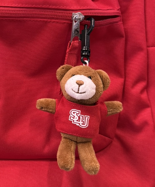 Plush Keychain with SLU Tee; $9.95