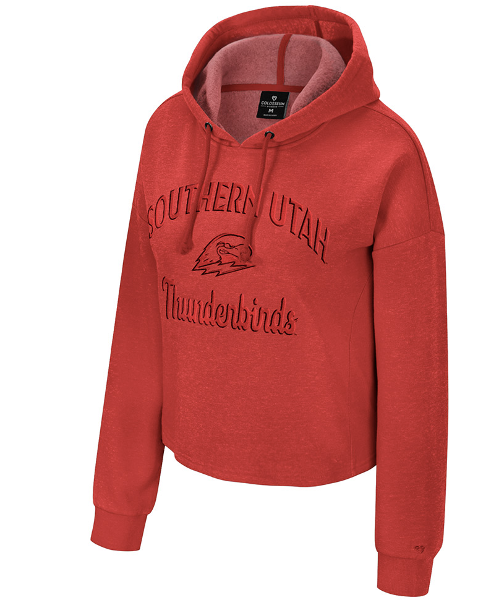 COLOSSEUM WOMENS HOOD RED ON RED 3D  THUNDERBIRDS; $55.00