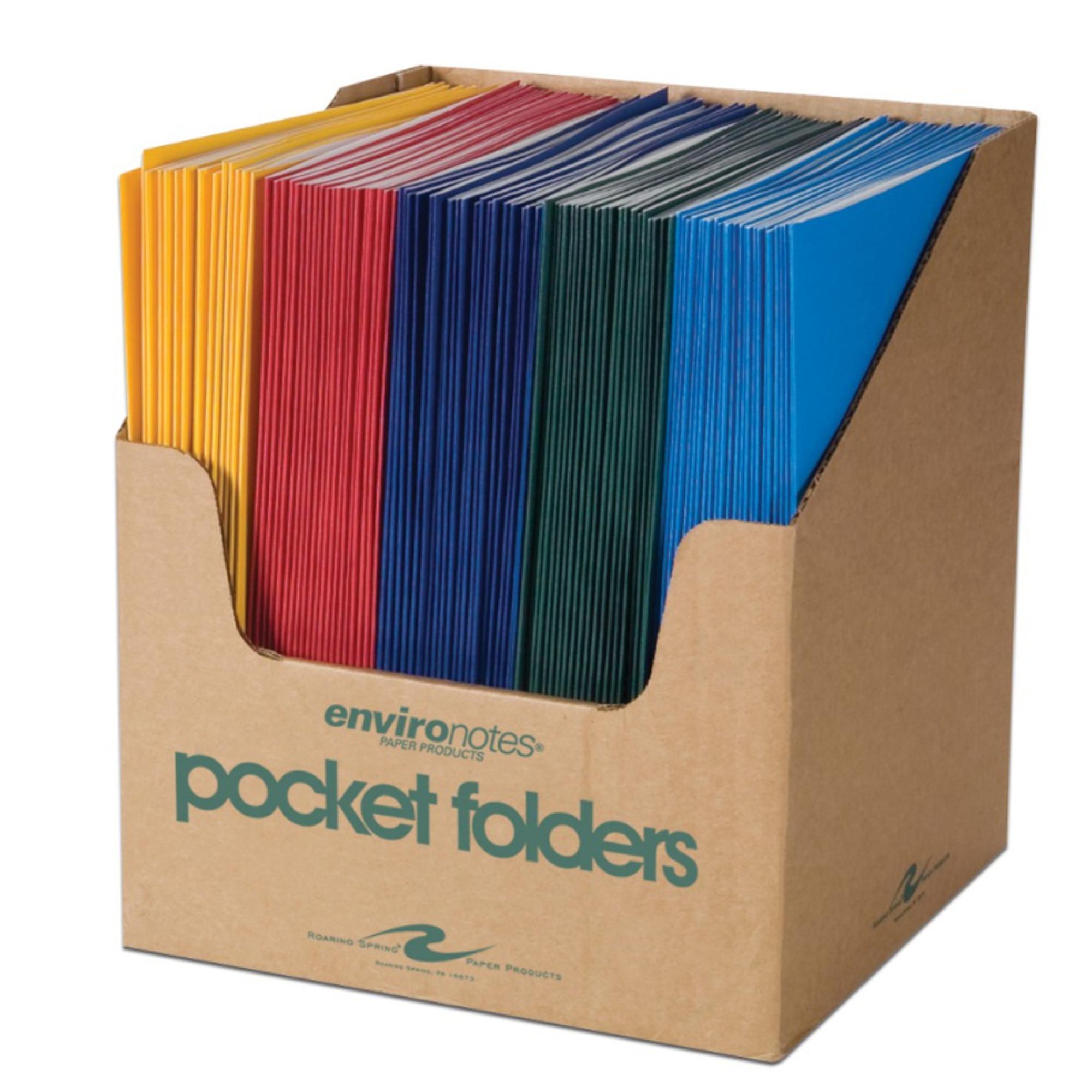 image of: FOLDER 2-POCKET ASST COLOR