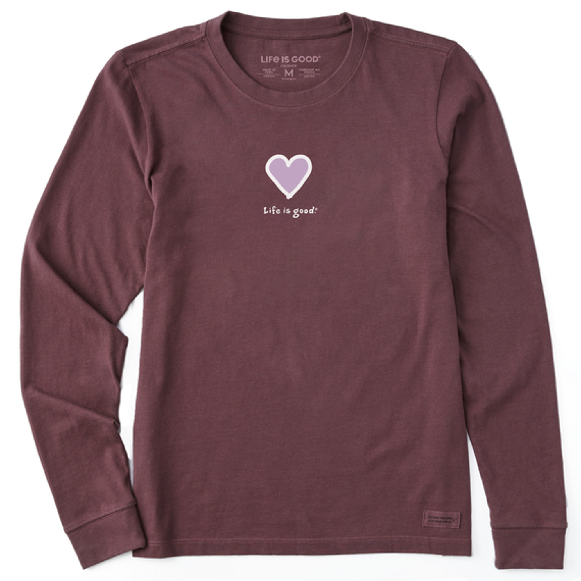 image of: Life is Good Long Heart Tee