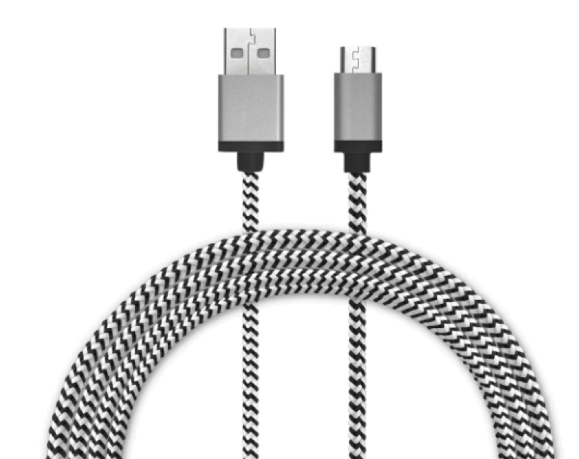 Product image 1 of 1 for LBT Premium Braided USB Cable, 4ft, USB-A to Micro-USB