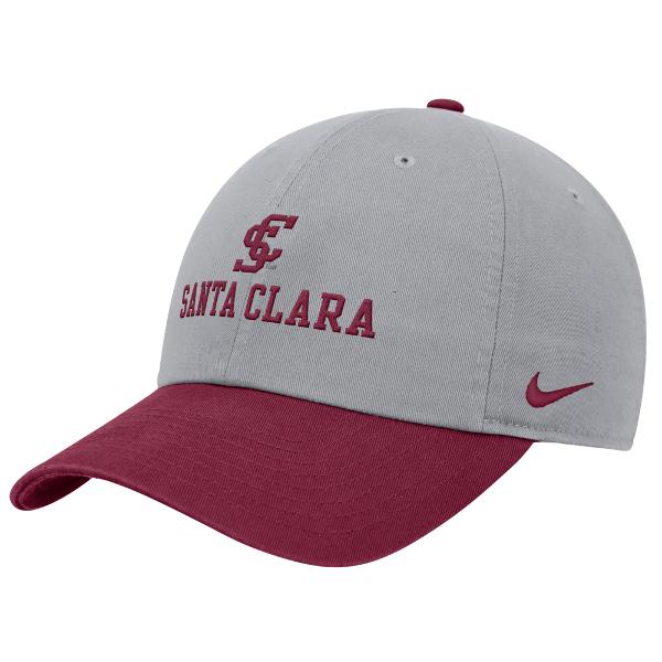 Santa Clara Broncos Nike Club Colorblock Cap, Wolf Grey; $34.98