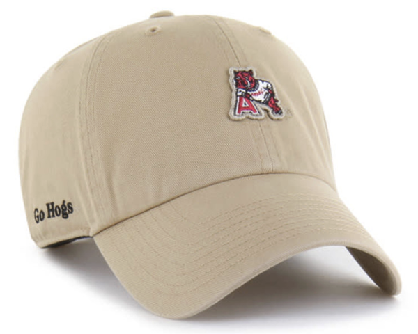 Arkansas Razorbacks Vintage Micro Patch Clean Up Cap; $38.00