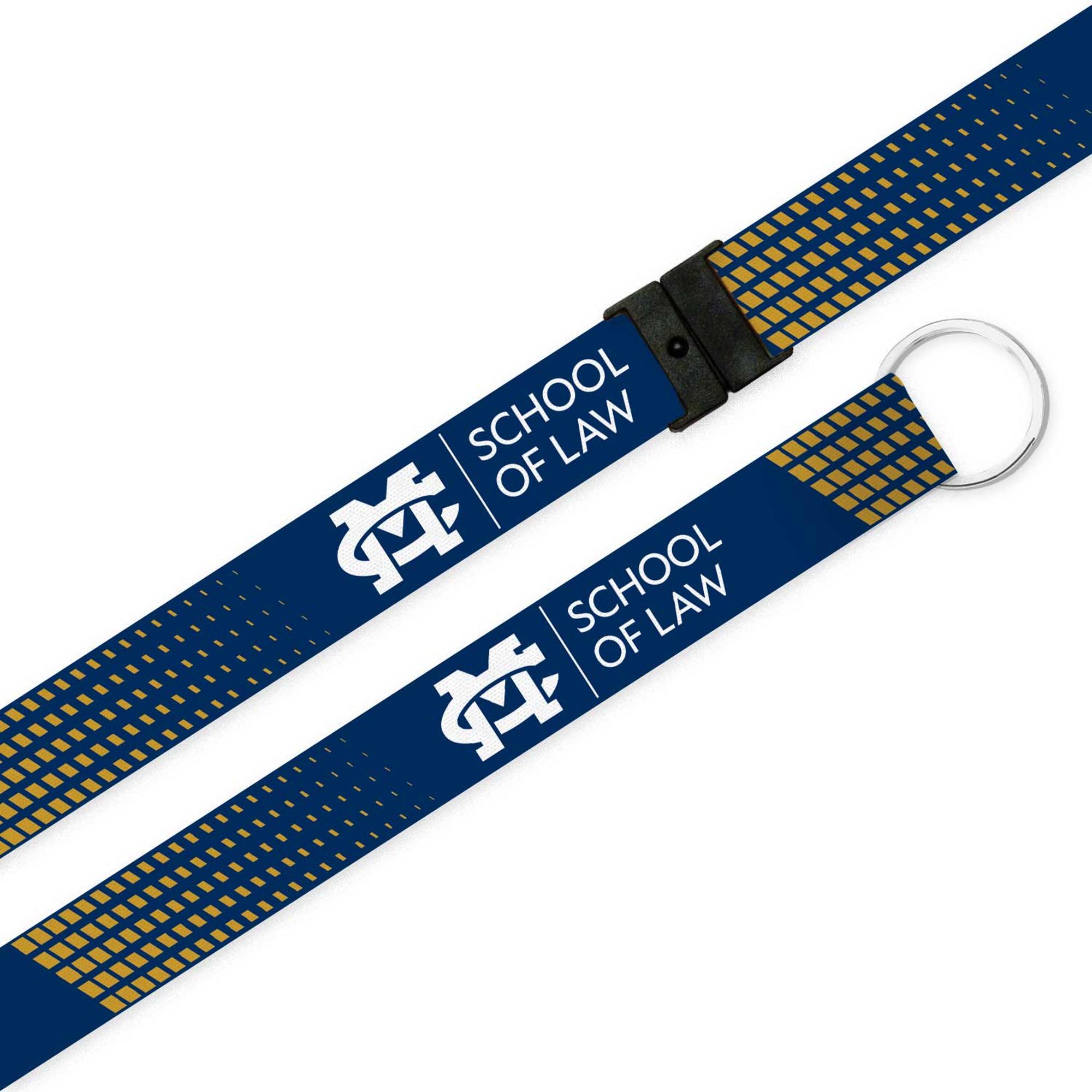 Product image 1 of 1 for MC LAW 3/4" LANYARD SUBLIMATED NAVY/WHT