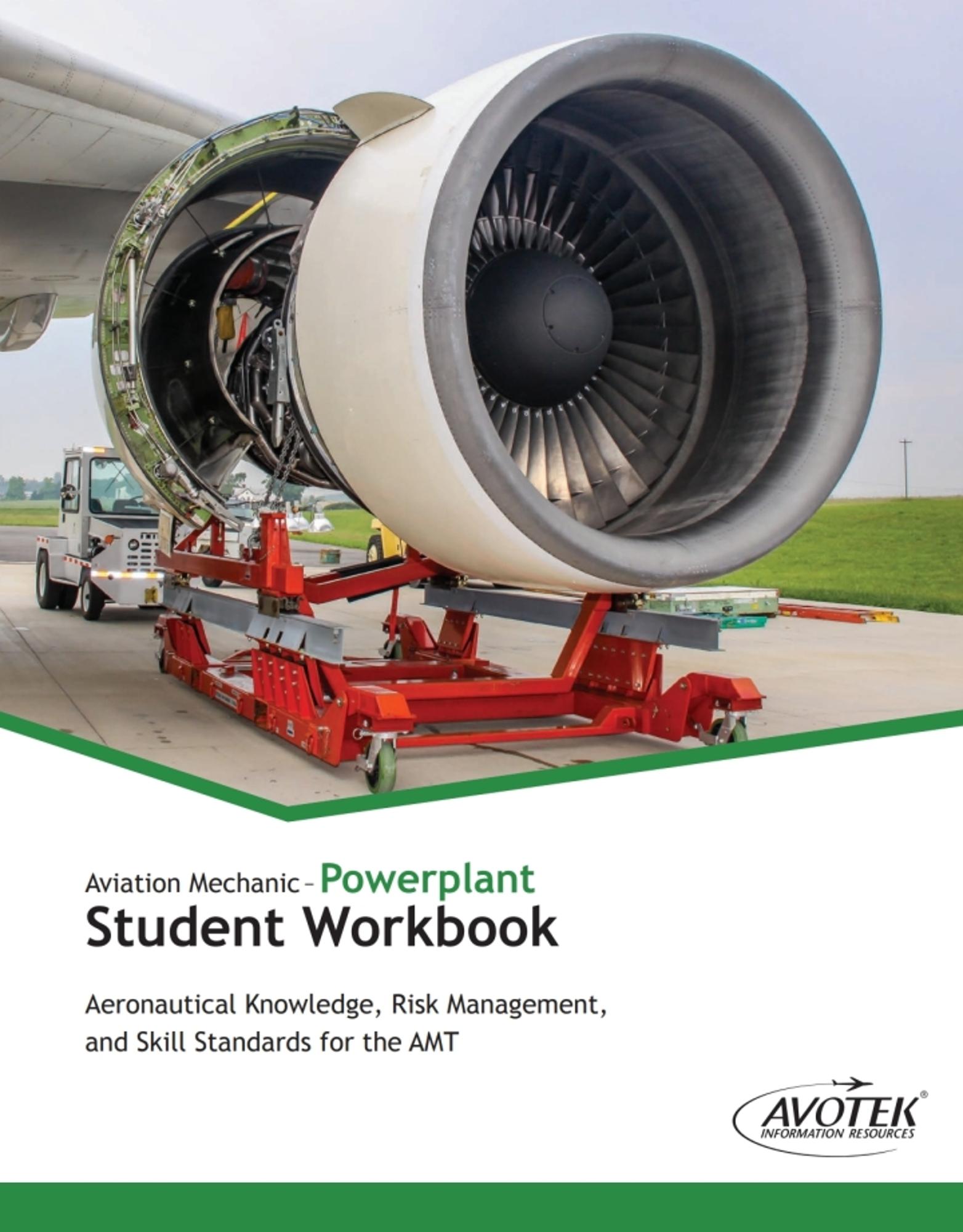 Cover image for Aviation Mechanic Powerplant - Student Workbook