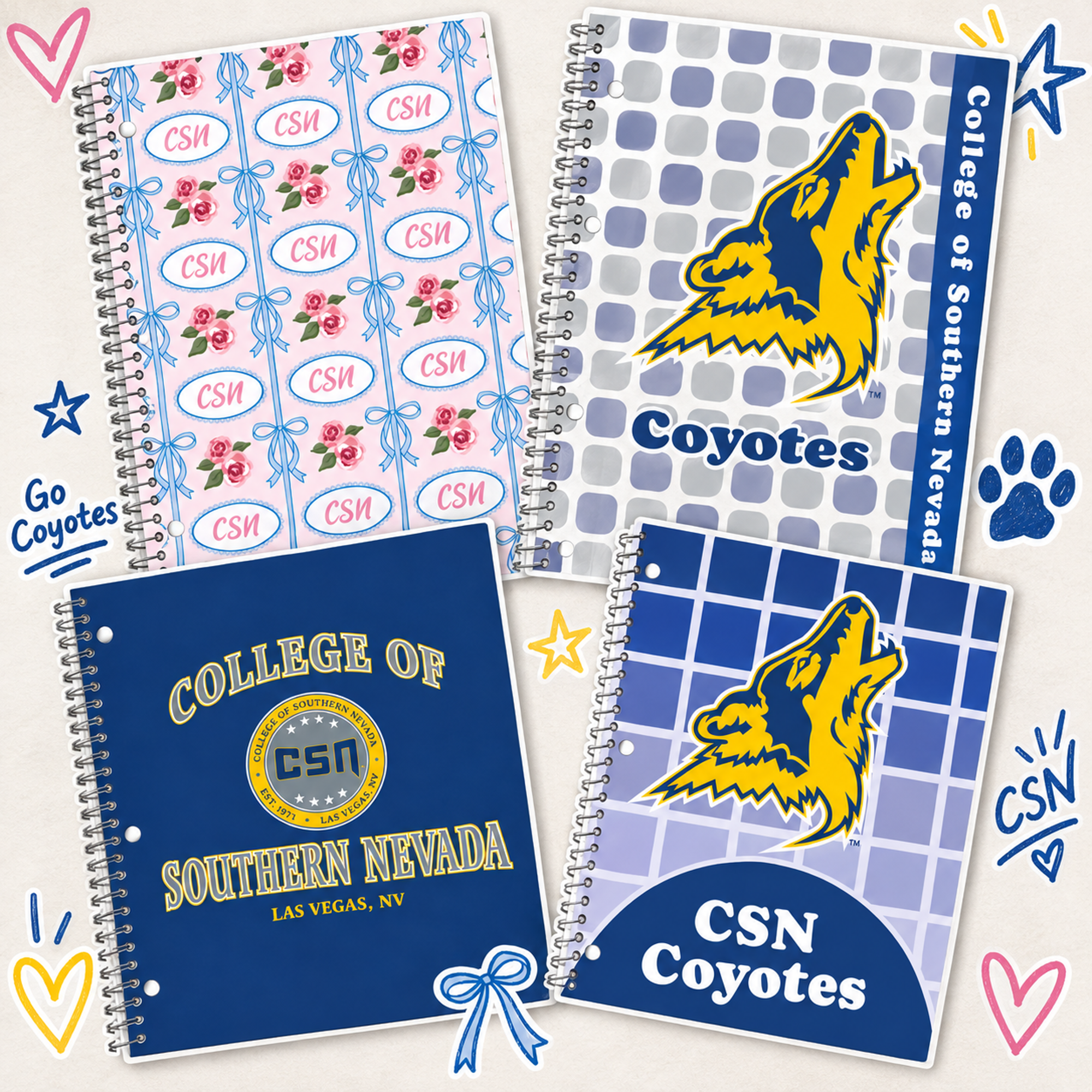 Product image 1 of 1 for CSN Printed Notebook