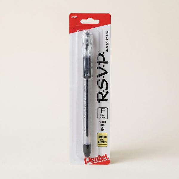 PEN RSVP Fine Black; $1.99