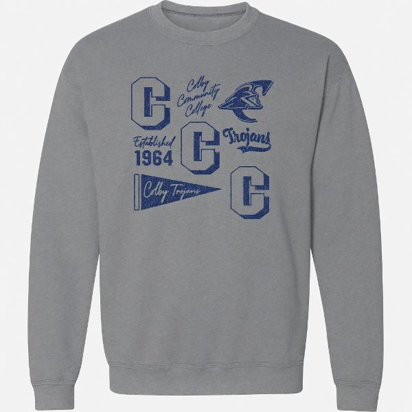 Sport Grey Mascot Crew; $44.99