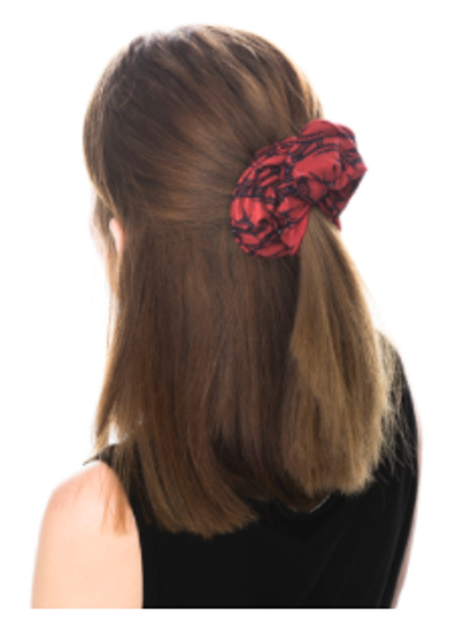image of: zz Arkansas Razorbacks Zoozatz Scrunchie - Red