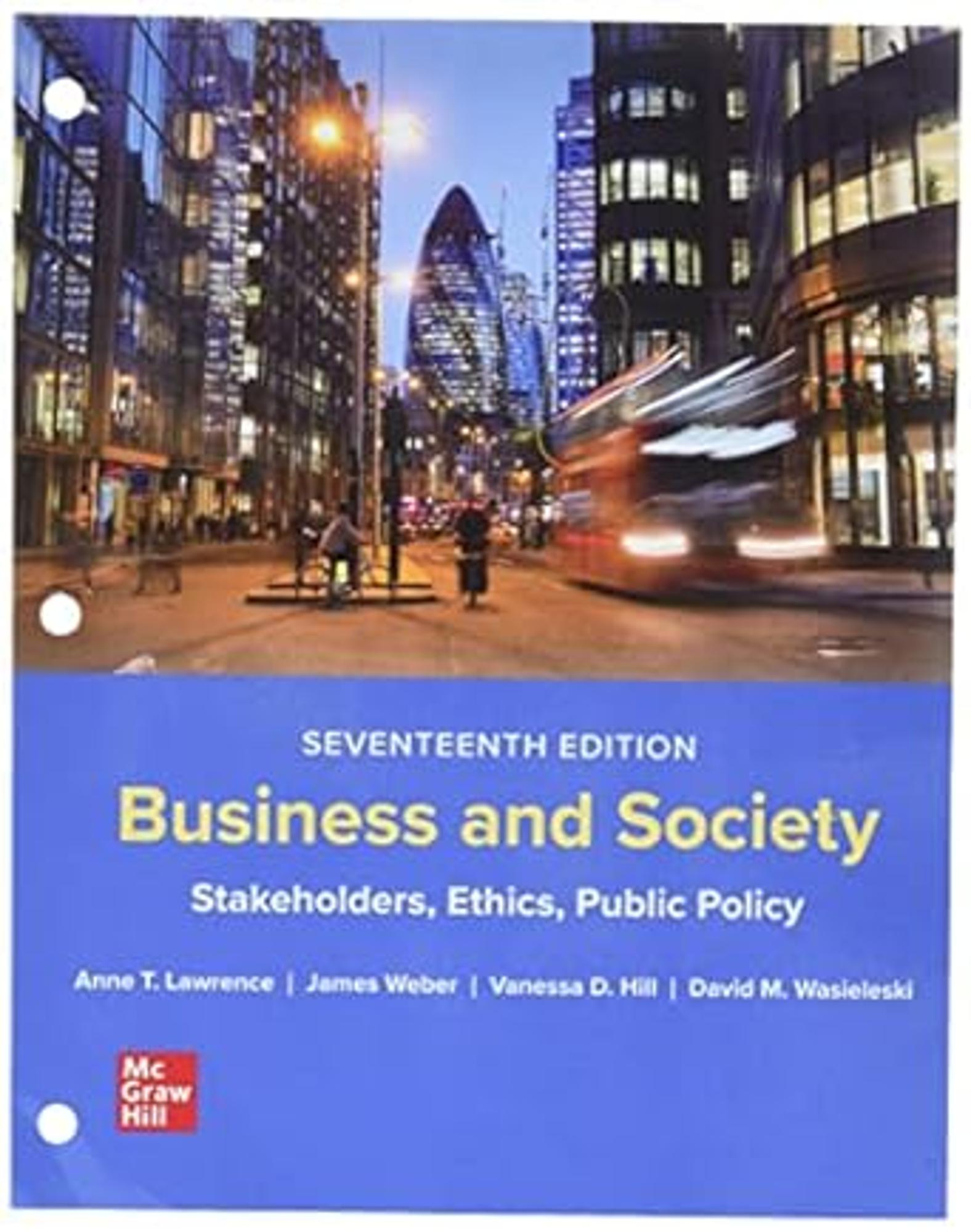 Cover image for BUSINESS+SOCIETY (LOOSELEAF)
