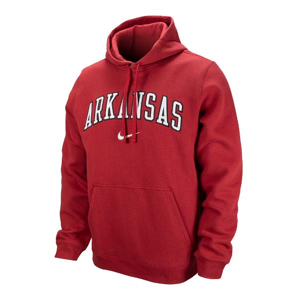 Arkansas Razorbacks Nike Tackle Twill Fleece Hoodie; $75.00