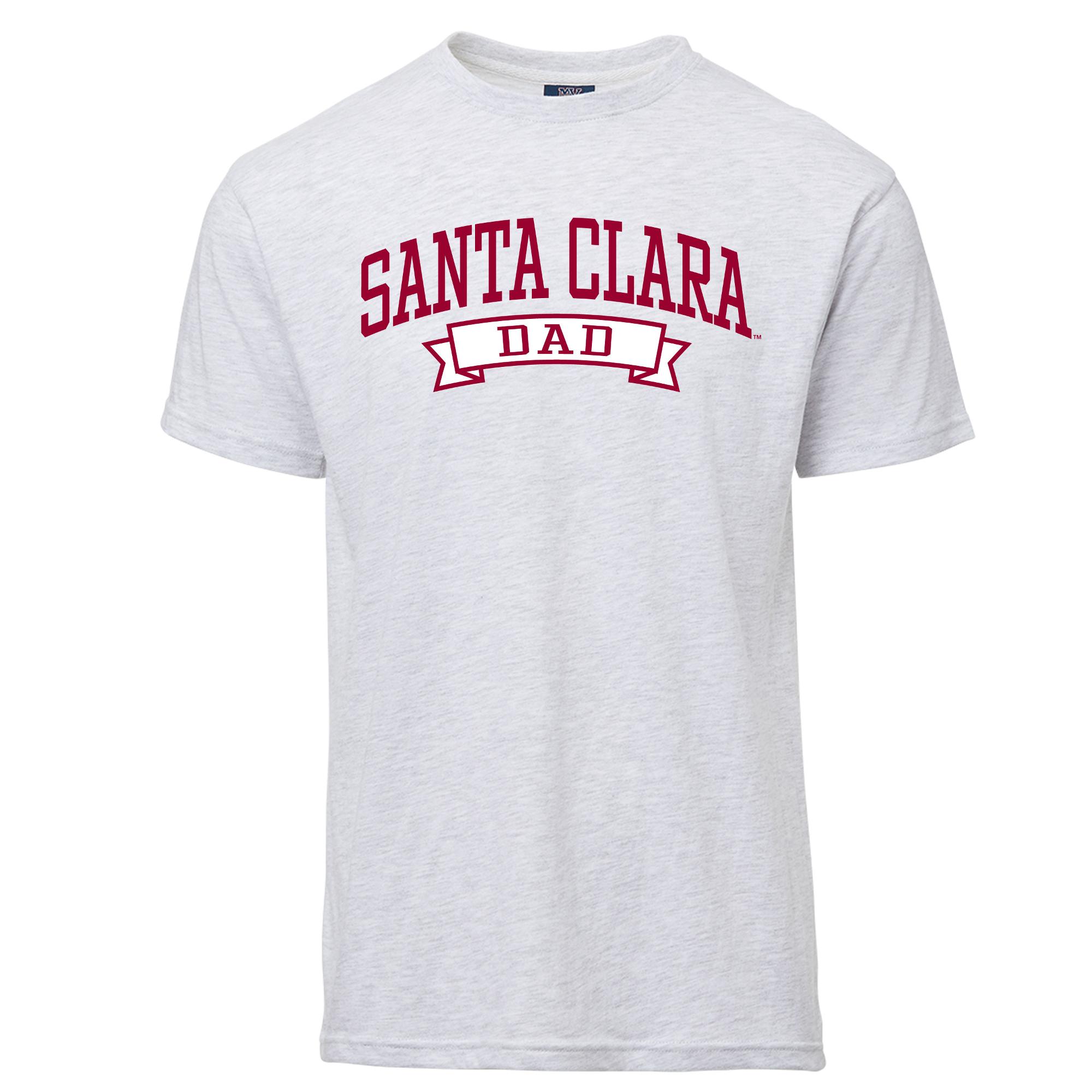 image of: Santa Clara Broncos Dad Everest Sustainable Short Sleeve Tee, Marble Heather