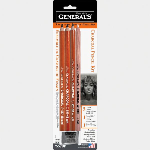 GENERALS CHARCOAL DRAWING SET GP557BP; $6.69