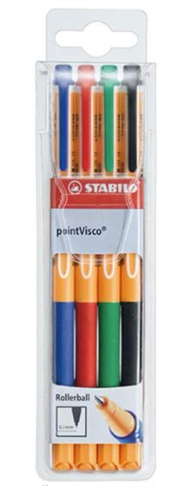 image of: pointVisco Rollerball Pen Set/4 .5mm