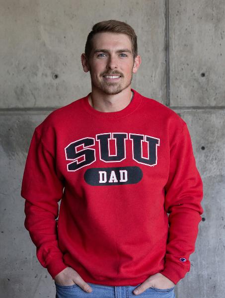 Champion SUU Dad Crew; $39.99