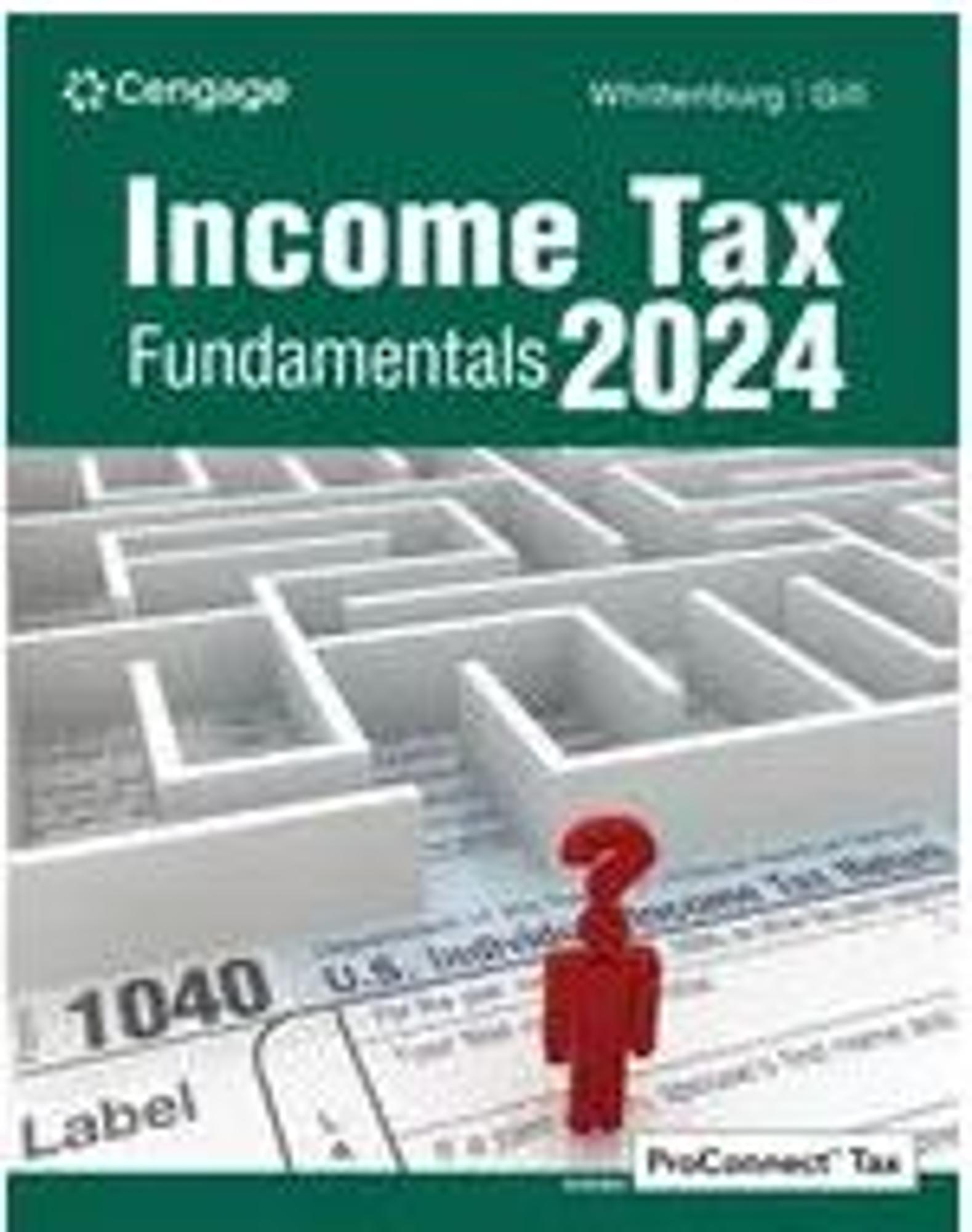 Cover image for -Whittenburg /Income Tax Fundamentals  2024 - Bound edition