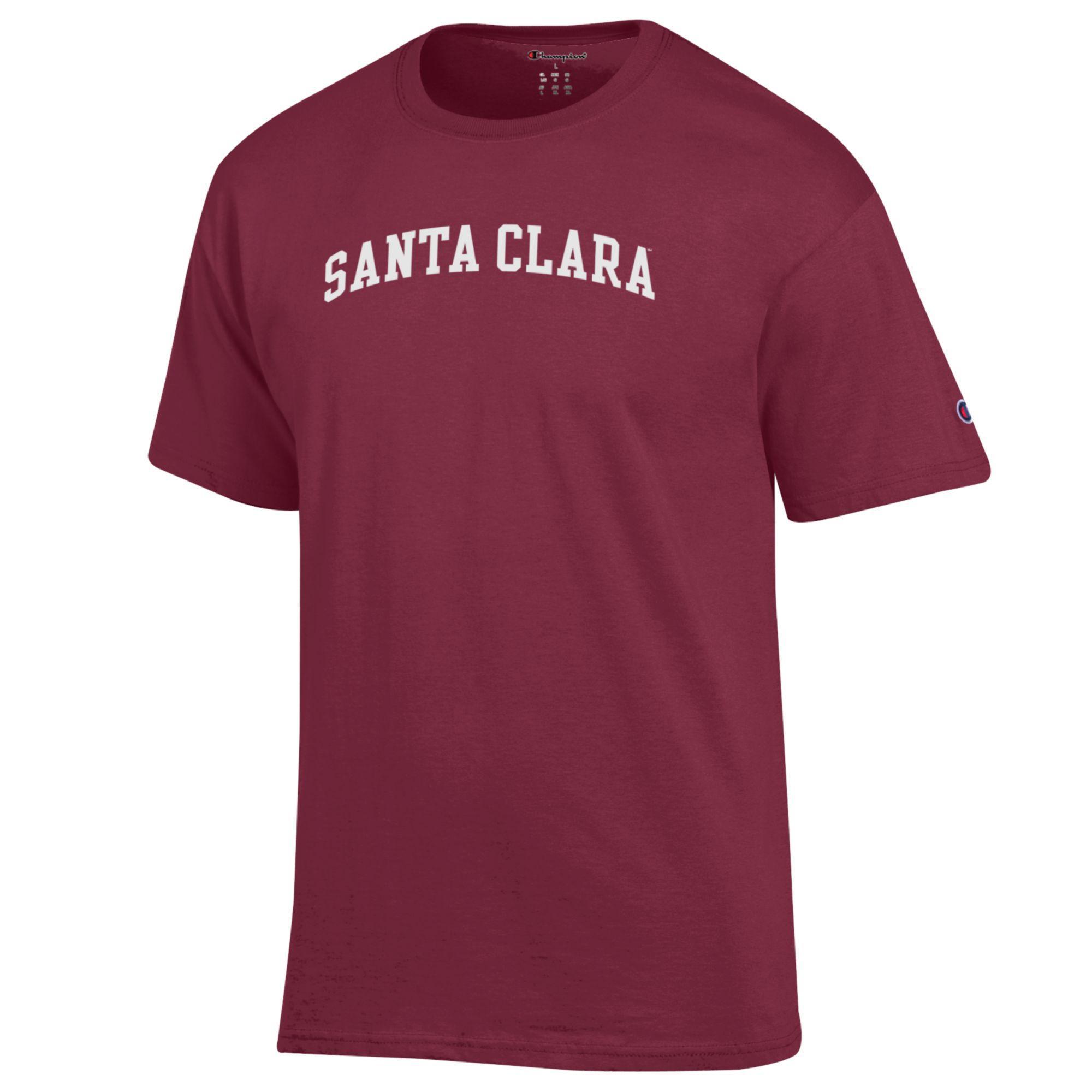 Product image 1 of 1 for Santa Clara Broncos Champion Jersey Short Sleeve Tee, Garnet