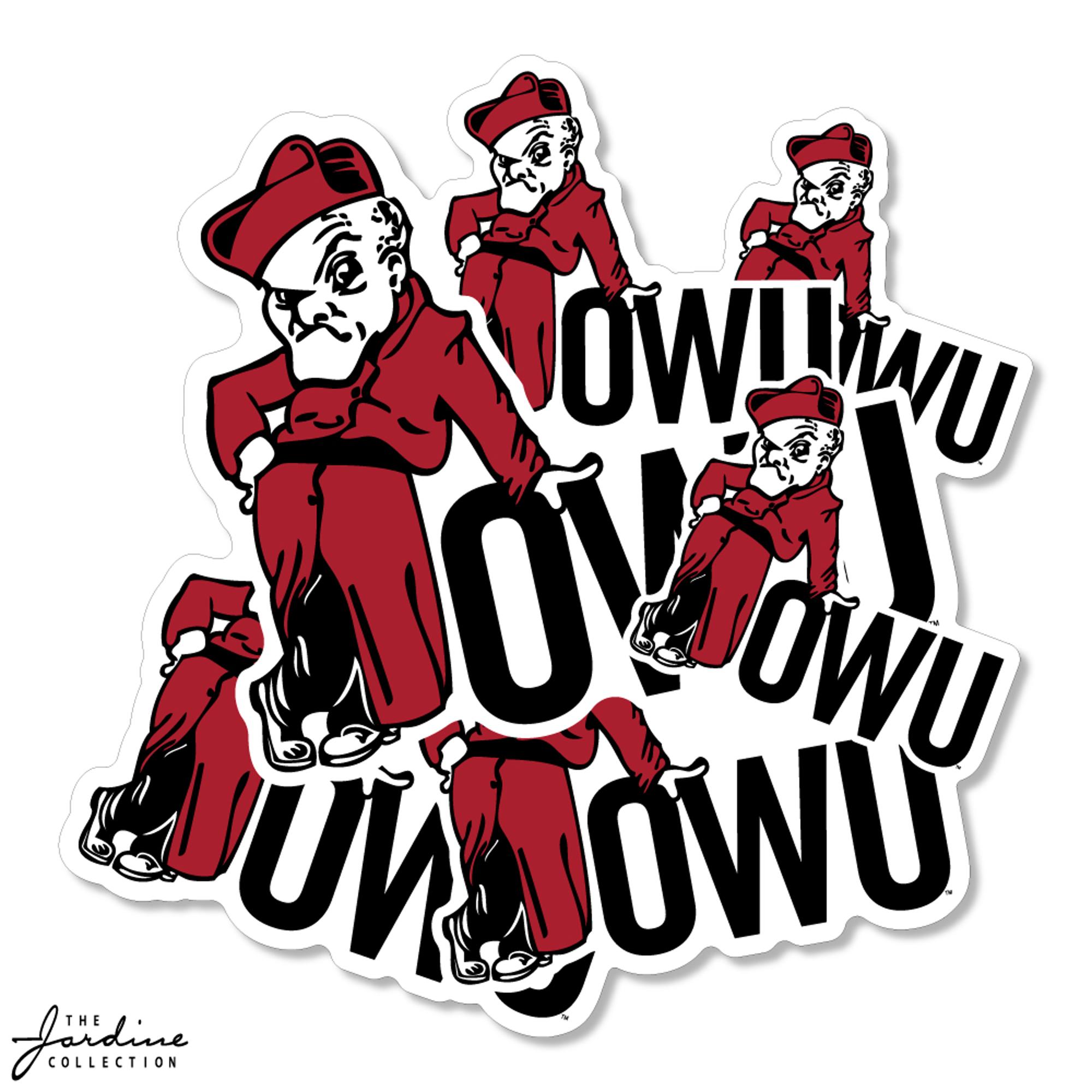 Product image 1 of 1 for Owu Decal Vinyl 6" Mascot With Owu