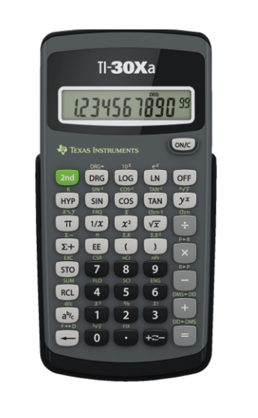 Texas Instruments TI-30XA Scientific Calculator; $14.98