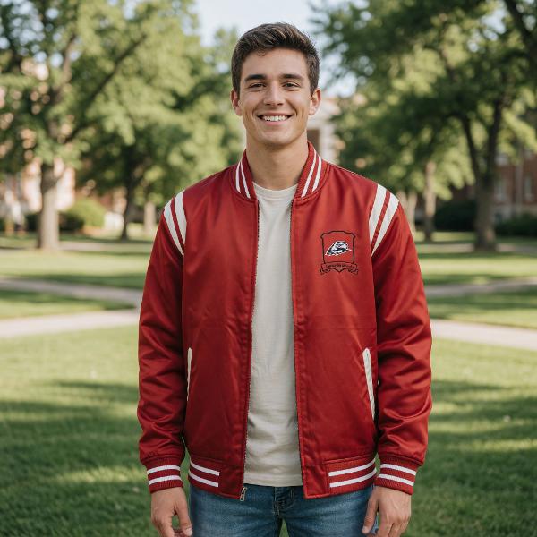 COLOSSEUM JACKET/COAT RED SUU THOR; $112.00