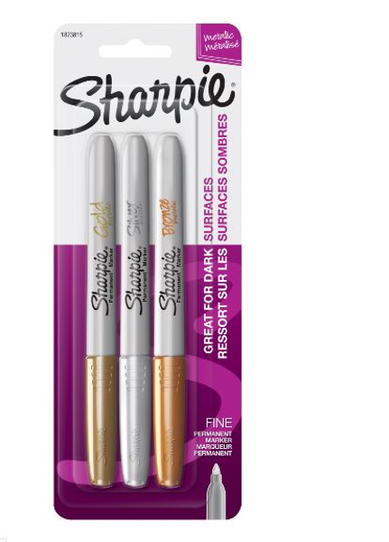 MARKERS - Sharpie Metallic 3pk; $5.99