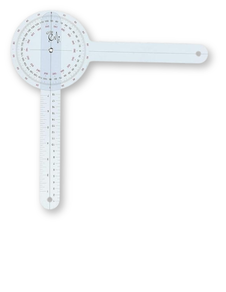12" Plastic Goniometer; $10.95