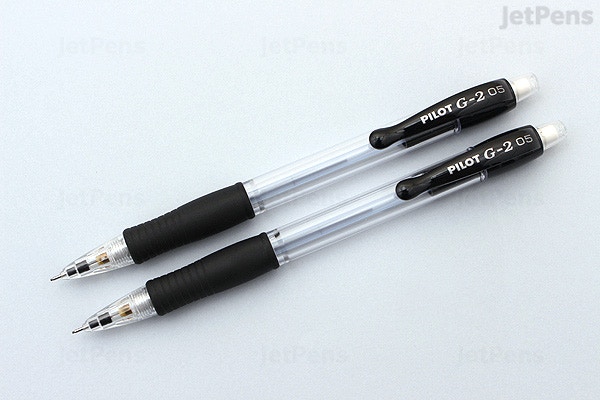 image of: Pilot G2 Mechanical Pencil Black .7mm 2pk