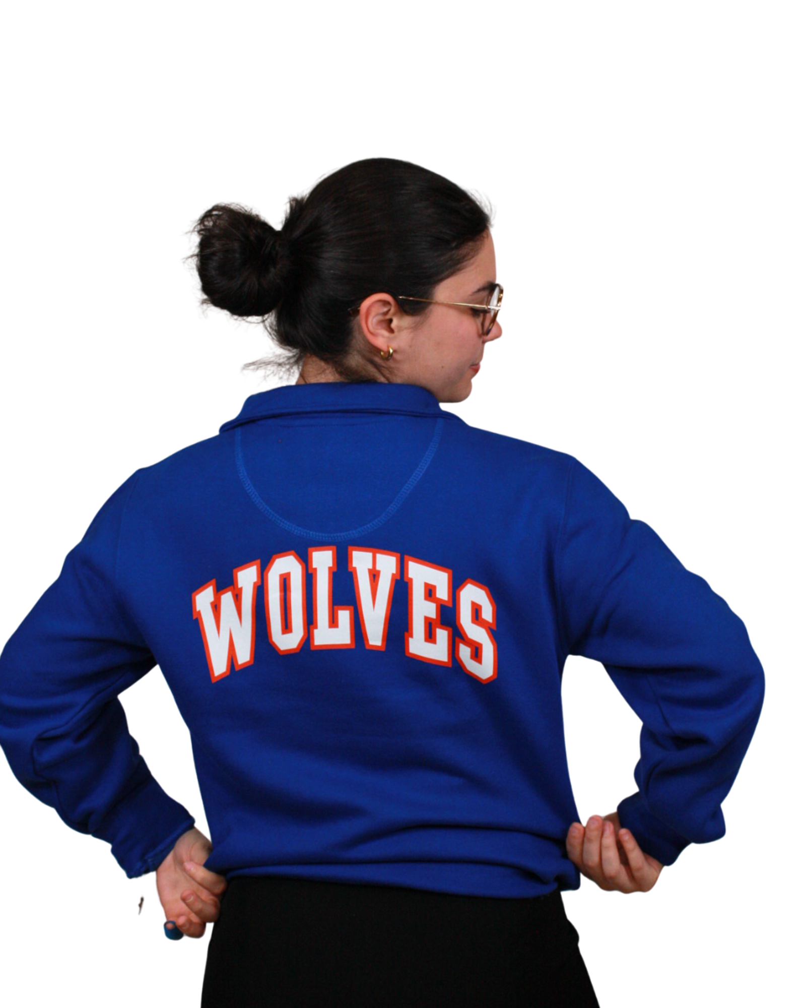 Product image 2 of 3 for DOUBLE WOLVES QUARTER ZIP SWEATSHIRT
