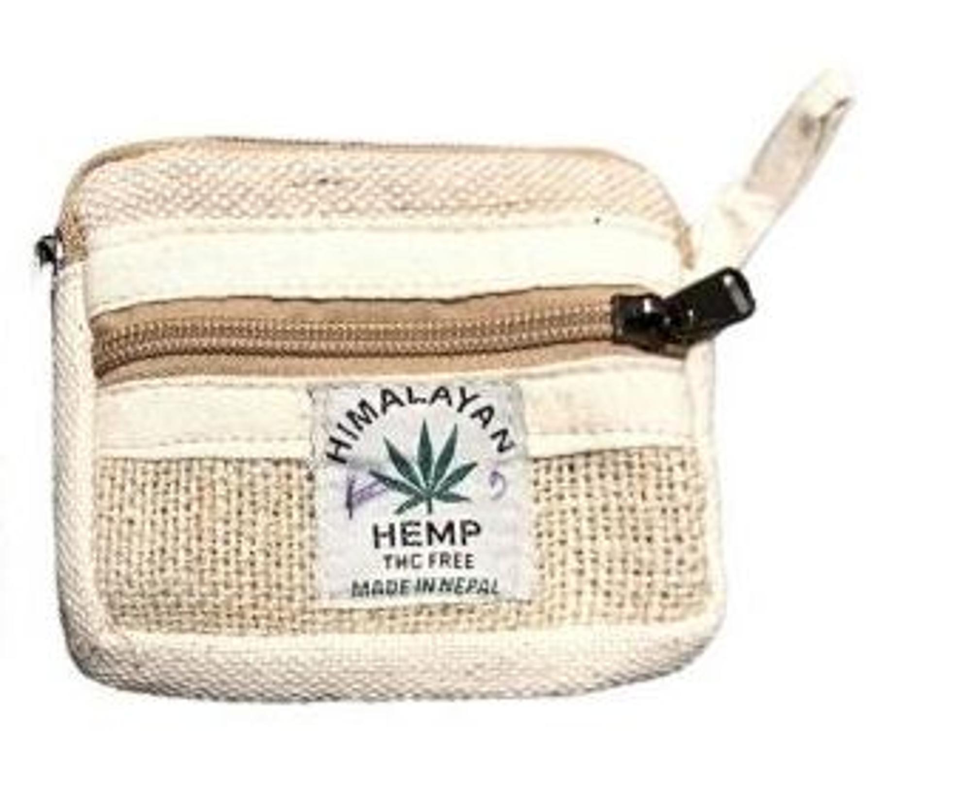 image of: Rising Cotton Hemp Coin Bag