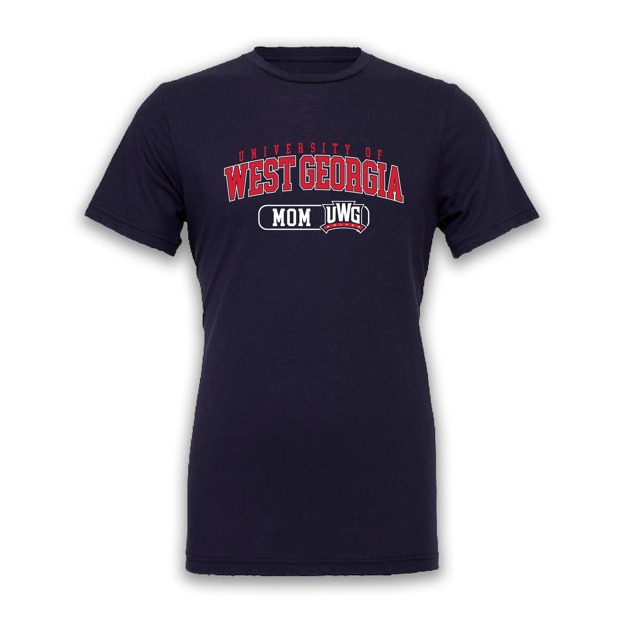 image of: UNIV. WEST GA MOM BELLA AND CANVAS SS TEE