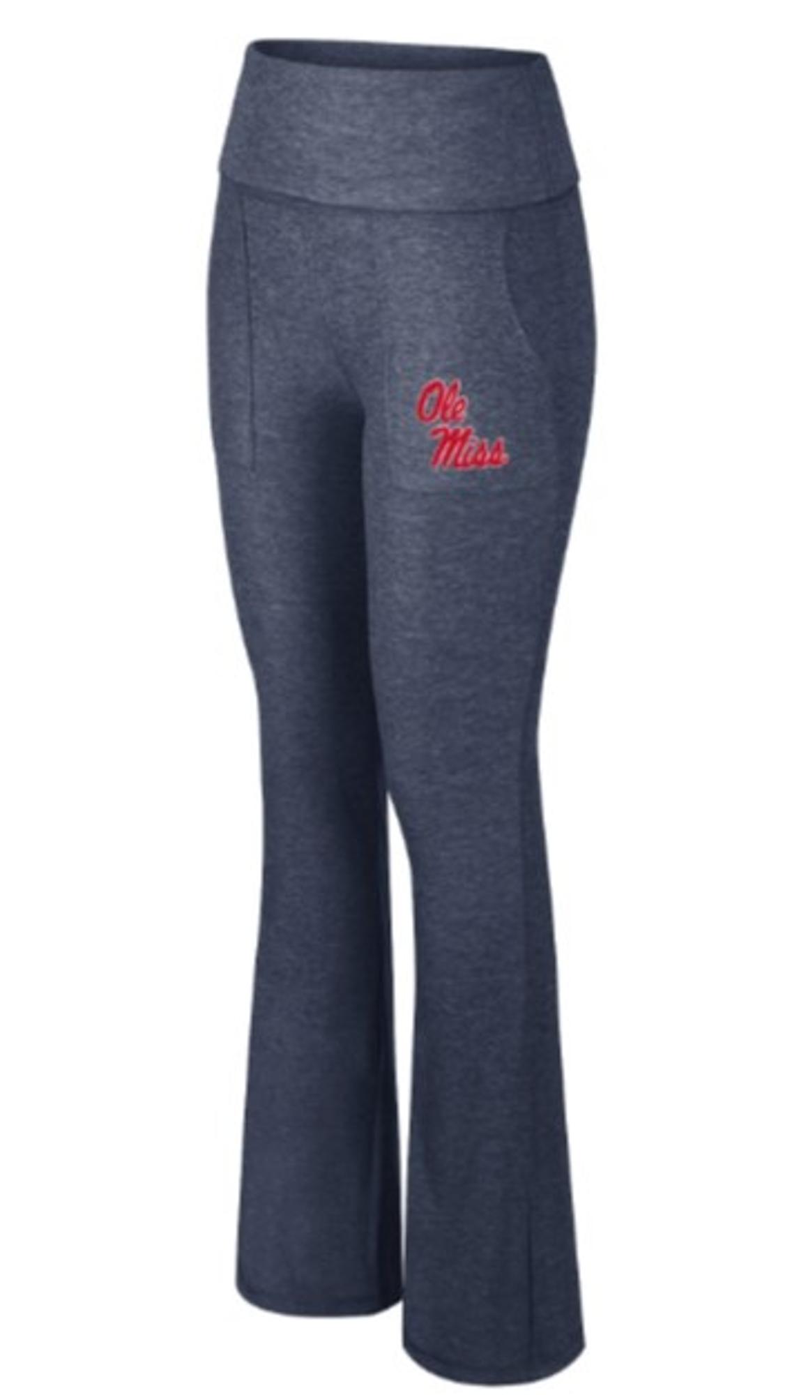 image of: Ole Miss Women's Morningside Flare Leggings Navy Large