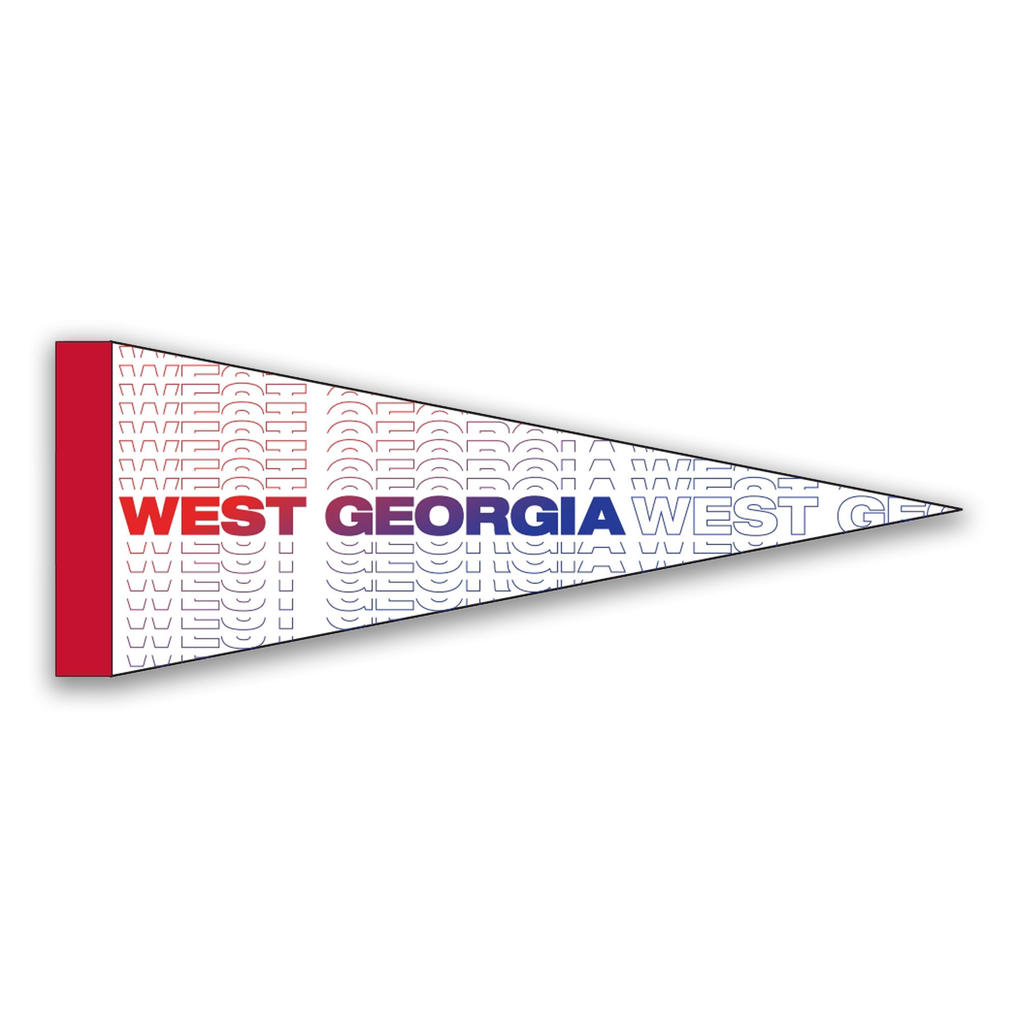 image of: WEST GEORGIA DEFINE YOU HARD FELT PENNANT